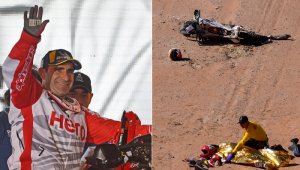 El piloto estaba inconsciente y en parada cardiorrespiratoria cuando llegó el equipo médico al lugar del accidente. AFP