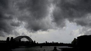 Violentas tormentas de granizo se abatieron sobre la capital. 
 AFP