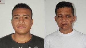 César David Vacca y Nelson Enrique Castro.  Policía Nacional