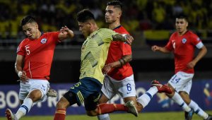 La Selección Colombia buscará el triunfo ante los chilenos. AFP
