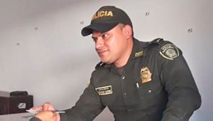 El intendente Sthevenson Sánchez Benítez está adscrito a la Mecuc. Cortesía