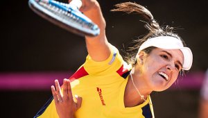 María camila osorio fue derrotada por Paula Ormaechea con parciales de 6-4 y 6-4.. Archivo La Opinión