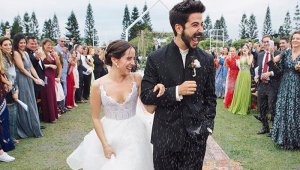 Camilo Echeverria y Evaluna Montaner. Archivo La Opinión