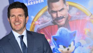 El director Jeff Fowler, en la proyección especial de 'Sonic the Hedgehog', en California. AFP