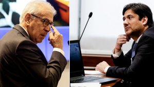 Jairo Yánez, alcalde de Cúcuta / José Augusto Cadena,  presidente del Cúcuta Deportivo. Colprensa