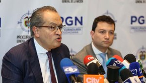 El procurador general,Fernando Carillo,  y el contralor general, Carlos Felipe Córdoba, se pronunciaron frente a la crítica situación financiera de la EPS Medimás. Colprensa