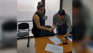 La alcaldesa de Tibú, Corina Durán, estuvo presente ayer en la audiencia en la que se confirmó la acumulación de sus dos procesos y se definió el magistrado ponente.
 Cortesía