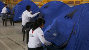 Alojamientos temporales se instalarán en Bogotá, como medida preventiva para la población más vulnerable frente al COVID-19. Colprensa