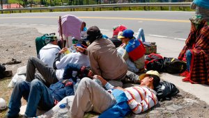 Cientos de migrantes venezolanos se han desplazado hasta la frontera en Cúcuta luego de perder sus empleos. También fueron desalojados de las casas donde vivían por no tener cómo pagar el arriendo. Colprensa