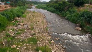 EN UN 70 POR CIENTO se ha reducido el cauce del río Pamplonita en su paso por Cúcuta. ORLANDO CARVAJAL/La Opinión