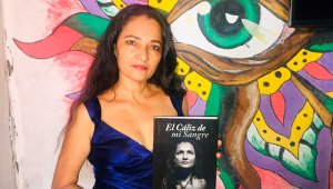 En el marco de la conmemoración del Día del Idioma, Martha Mora participó en un conversatorio virtual  con estudiantes de Trabajo Social de la Universidad Francisco de Paula Santander, en Cúcuta. Cortesía