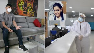 Mario Caicedo y Leonardo Oliveros