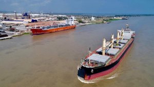 Canal de acceso al puerto de Barranquilla.  Colprensa