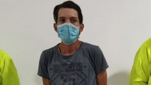 Adrián Alexander Hernández, de 26 años, fue capturado en los alrededores de la cancha del barrio Carora. Cortesía Policía