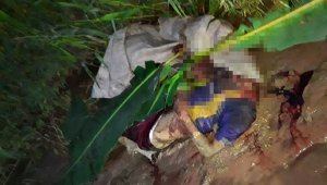 Uno de los cuerpos apareció decapitado mientras que el otro se desconoce la manera como fue asesinado. Cortesía