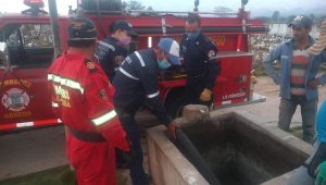 Integrantes del Cuerpo de Bomberos voluntarios de Ábrego se encuentran en cese de actividades para presionar la firma del convenio. Facebook