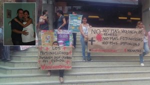 En medio de Protestas, los familiares de la víctima exigieron que no vuelvan a ocurrir estos sangrientos hechos.  Archivo / La Opinión