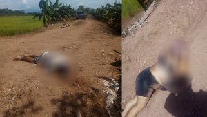 Unos metros de distancia separaban a madre e hijo en la polvorienta vía donde fueron hallados. César Augusto Pérez Acevedo vendía comida con su mamá en la zona. La Opinión