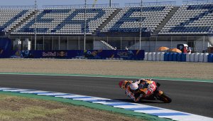 El español Marc Márquez buscará repetir el triunfo de circuito del año pasado, cuando también salió de tercero. AFP