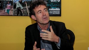 Jozef Merkx, representante en Colombia del Alto Comisionado de las Naciones Unidas para los Refugiados (Acnur), explica de qué manera la agencia brinda acompañamiento a los solicitantes de asilo en el país. Cortesía