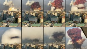 Miles de libaneses salieron ayer a las calles de Beirut y otras ciudades para expresar su dolor y pesar por las víctimas de las violentas explosiones del pasado martes. AFP