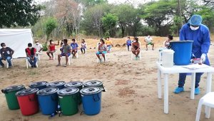 Comunidad yukpa, asentada en el barrio El Escobal. Archivo / La Opinión