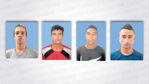 José Rafael Geraldo Acosta Carlos Breinier García Pérez, Dairon Andrés Maestre Márquez y Duván Felipe Rincón Ortiz fueron capturados. Policía Nacional