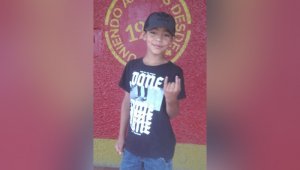 Dylan Posada Verano, de 10 años, está en cuidados intensivos. Cortesía