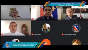 El viernes 4 de septiembre se desarrolló el lanzamiento de la Semana por la Paz a través de una rueda de prensa virtual. Cortesía