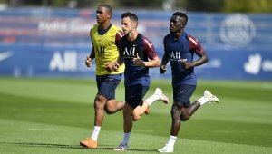 El PSG reanudó entrenamiento este viernes. Tomada de Twitter @PSG_inside