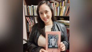Johanna Rozo, presentó el tercer libro con 87 poesías. Cortesía