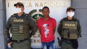 Eiden Enrique Sinatra resultó ser uno de los atracadores. La víctima lo reconoció. Policía Nacional