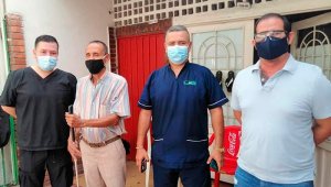 La donación llegó para Gerson Jáuregui, una vez fue conocida su historia en La Opinión. Cortesía