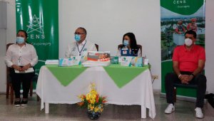 El hospital regional Emiro Quintero Cañizares recibe elementos de bioseguridad. Cortesía