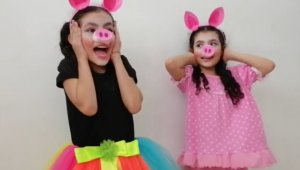 Bajo la dirección de Sujelis Rincones, la Escuela Normal Superior María Auxiliadora - Básica primaria presenta la obra: Las Cerditas Derrochadoras. Cortesía