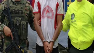 Wilmer Guerrero fue capturado en un operativo que ejecutó la Policía en compañía del Ejército.  foto archivo
