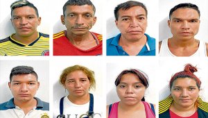 Las autoridades se incautaron de drogas en medio de los allanamientos contra la estructura. Policía