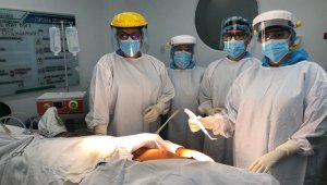 El hospital tiene el equipo Versajet II Plus, uno de los equipos más avanzados para tratar a pacientes con quemaduras. Cortesía