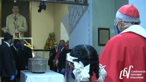 La ceremonia se cumplió a puerta cerrada por la COVID-19. Conferencia Episcopal de Venezuela