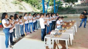 Cúcuta y su área metropolitana tienen casi 600 niños, adolescentes y jóvenes vinculados a través del programa ‘Música para la reconciliación’.   Cortesía