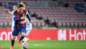 Lionel Messi lleva tres goles en esta competición, todos de pena máxima. AFP