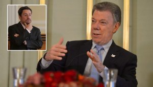 Expresidente Juan Manuel Santos y Embajador Francisco Santos. Colprensa