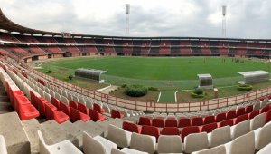 El estadio General Santander recibirá este año el cambio de su gramilla y se le hará un estudio de su patología estructural. Archivo La Opinión