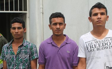 Luis Eduardo Castellanos Parra, Franyer Castellanos Velásquez y José Francisco Prado Torres.