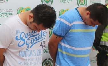 Ricardo Eder Corredor Suaréz y Walter Danilo Dueñas Vallejo. (Foto Cortesía)