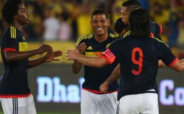 Falcao suma 24 goles marcados con la camiseta de la selección Colombia e iguala el récord que tenía Arnoldo Iguarán. Foto AFP