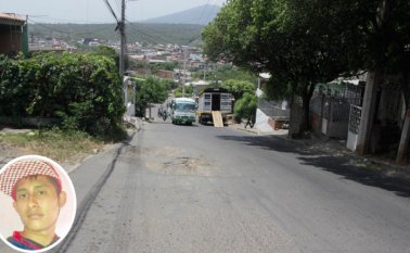 En este sector del barrio Virgilio Barco ocurrió el fatal accidente. Cristian Herrera