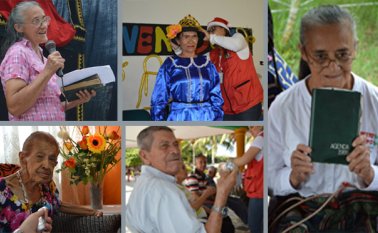 Los abuelos de Gramalote dicen que aprendieron a verle el lado positivo a la tragedia. Cortesía