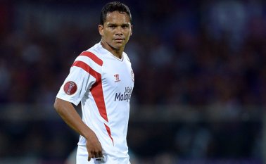 Carlos Bacca será titular este miércoles en la final de la Europa League. Archivo