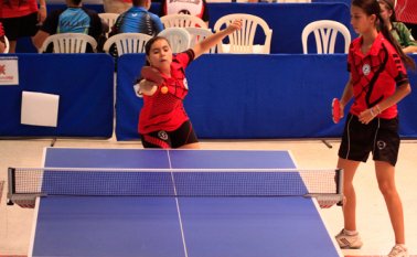 Karen Buitrago y Lendy Rivera, son las esperanzas de Norte de Santander en la modalidad de dobles femenino. Archivo